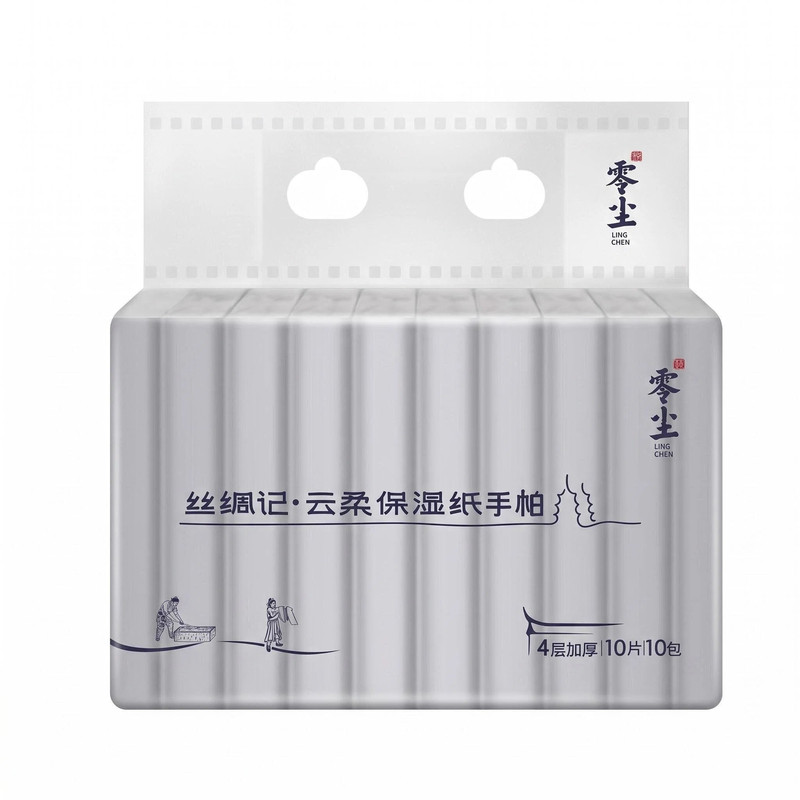 零尘牌丝绸云柔乳霜纸巾婴鼻敏感