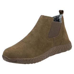 劳保鞋男款冬季加绒保暖棉鞋耐磨防砸防刺穿轻便电焊工钢头工作鞋