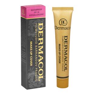 Dermacol黛玛蔻 小金管 遮瑕膏 粉底液 正装保湿隔离雀斑痘印防水