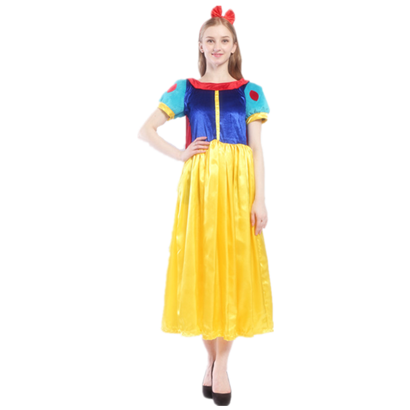 万圣节服成人白雪爱莎安娜公主裙