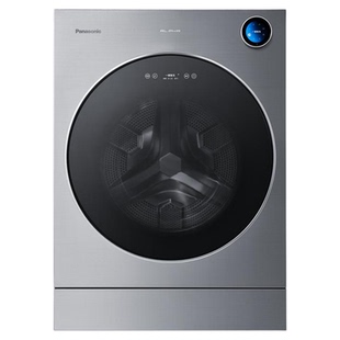 松下13公斤滚筒洗衣机 洗烘一体热泵烘干 XQG130-P5HD GT银