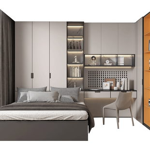 拉迷儿童房间全屋定制上海整体榻榻米床衣柜一体定制家具组合套装