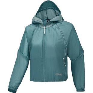 斯凯奇新品女款梭织防晒外套连帽防紫外线夜间反光设计