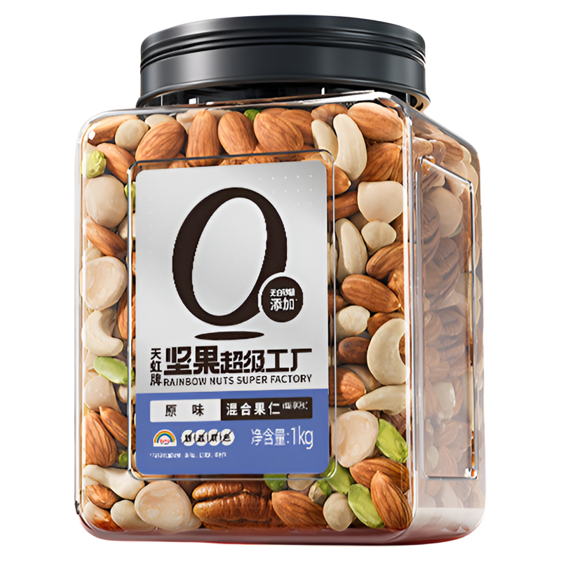 天虹牌混合純堅(jiān)果仁罐裝1kg