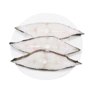 格陵兰深海鲽鱼比目鱼块鸦片鱼碟鱼中段鳕鱼片送辅食婴儿食谱顺丰