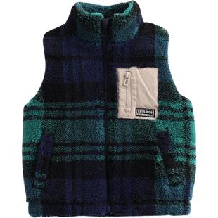 【打折】马克珍妮秋冬装仿羊羔毛男童夹棉马甲背心外穿213105