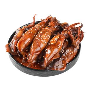 青岛麻辣鱿鱼仔海兔子大墨鱼仔笔管鱼八爪捞汁小海鲜熟食即食罐装