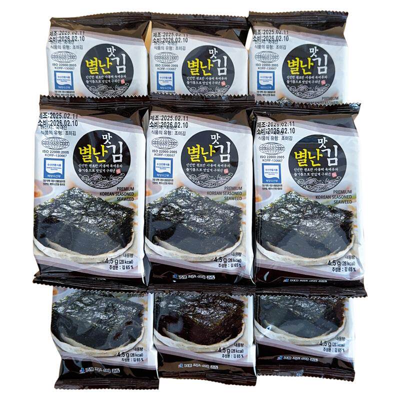 济州岛韩国进口烤海苔酥脆好吃