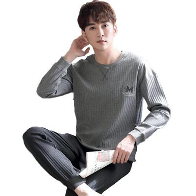 睡衣男士春秋纯棉长袖家居服