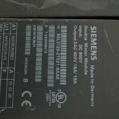 议价西门子伺服驱动器6SL3120-2TE21-8AA0现货销售