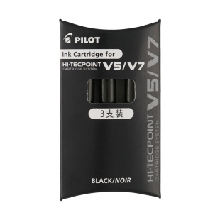 日本PILOT百乐BXS-IC墨囊 水笔墨胆 BXC-V5/V7专用原装墨水胆 水性颜料大V5墨水