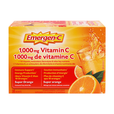 Emergen-C维生素C泡腾粉1000mg