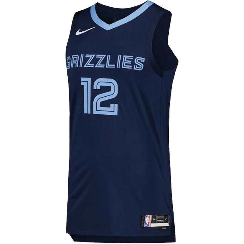 Nike/耐克正品赛季孟菲斯灰熊队NBA男子运动球衣CW3449-419