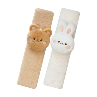 汽车安全带护肩套可爱卡通创意女士车内安全带装饰品玩偶车载护肩