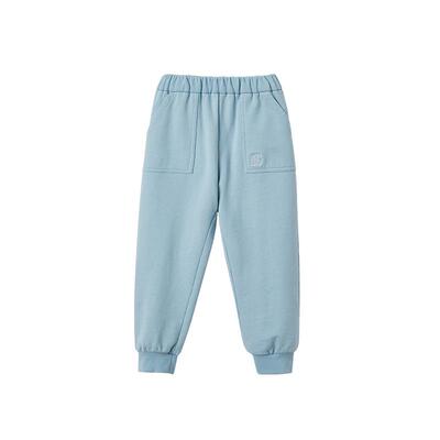 RBIGX瑞比克童装2026春季新款儿童运动印花百搭长裤