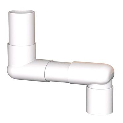 厨房下水管三头通洗衣机延长管移位器排水道加长50三通分水器接头