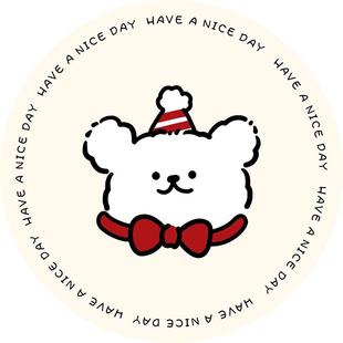 小狗圆形杯垫吸水餐垫隔热垫防烫咖啡茶杯垫碗盘锅垫硅藻泥桌面垫