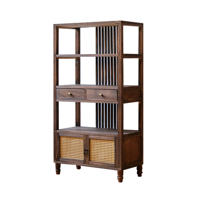 睡康庭新中式实木餐边柜