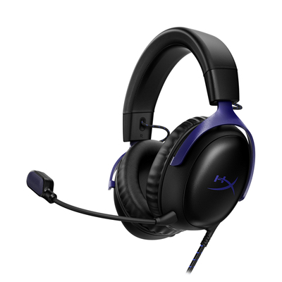 惠普极度未知HyperX飓风3脉冲蓝头戴式游戏电竞耳机官方正品
