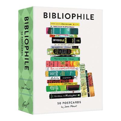 Bibliophile 50 Postcards 藏书家 50 张明信片 Jane Mount