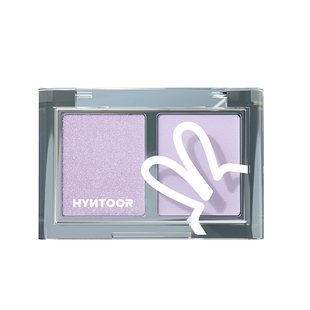 韩女冷感的统治区！黑兔降温双色眼影盘哑光珠光爆闪低饱和香芋紫