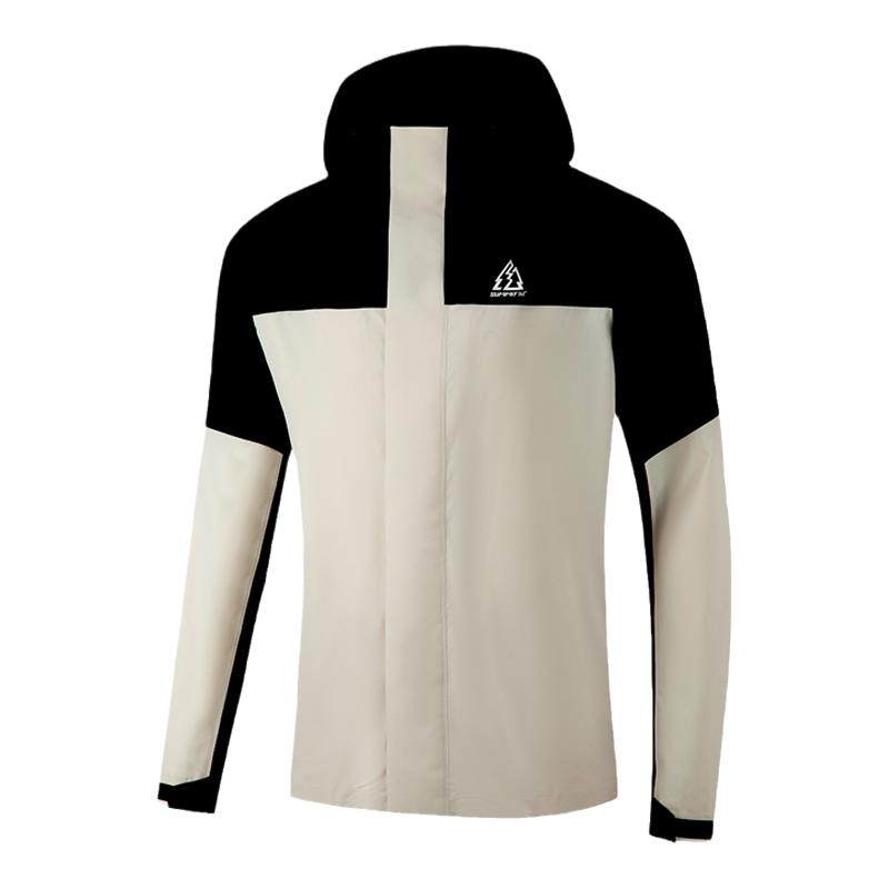 361山河连帽加绒外套男女冬季新款三合一防水冲锋衣户外登山服男