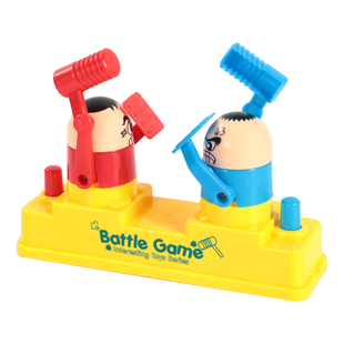 对战小人双人互打头二人对打机桌游儿童男孩益智游戏亲子互动玩具