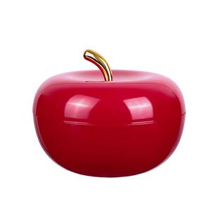 五和创意苹果造型果盒高档轻奢客厅家用干果盘新年乔迁新居糖果盒