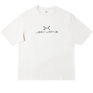 Lee宽松版圆领银色立体胶印Logo男女款短袖T恤休闲潮LUT0098483RX