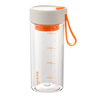 哈尔斯夏日便携运动塑料tritan耐高温食品级装开水杯学生上学专用