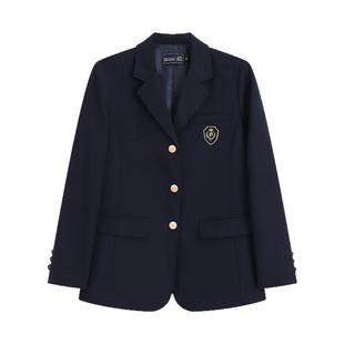 花千猪原创 圣研高西装 学院风校供感jk制服三粒扣款多色百搭外套