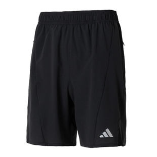 Adidas阿迪达斯男子短裤2024秋新款速干透气舒适运动五分裤IW5906