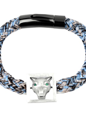狼头男士霸气风户外刻字手饰品