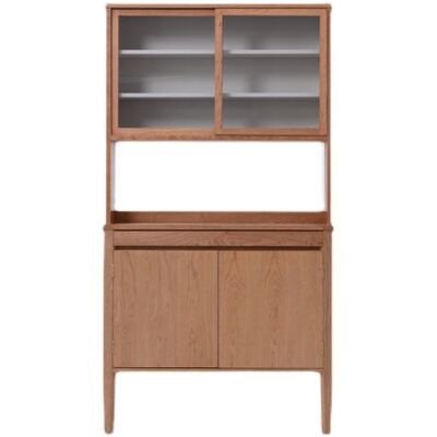 失物招领 素直食器柜 现代轻奢餐边柜厨房柜子实木家具 收纳柜