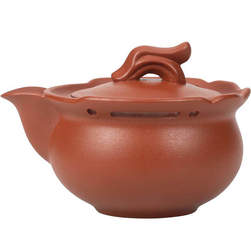 紫砂壶朱泥复古礼品原矿中式家用