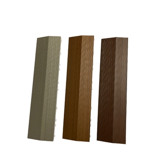 鲁卡塑木地板DIY木塑地板封收边条压线条收封边庭院地板踢脚线