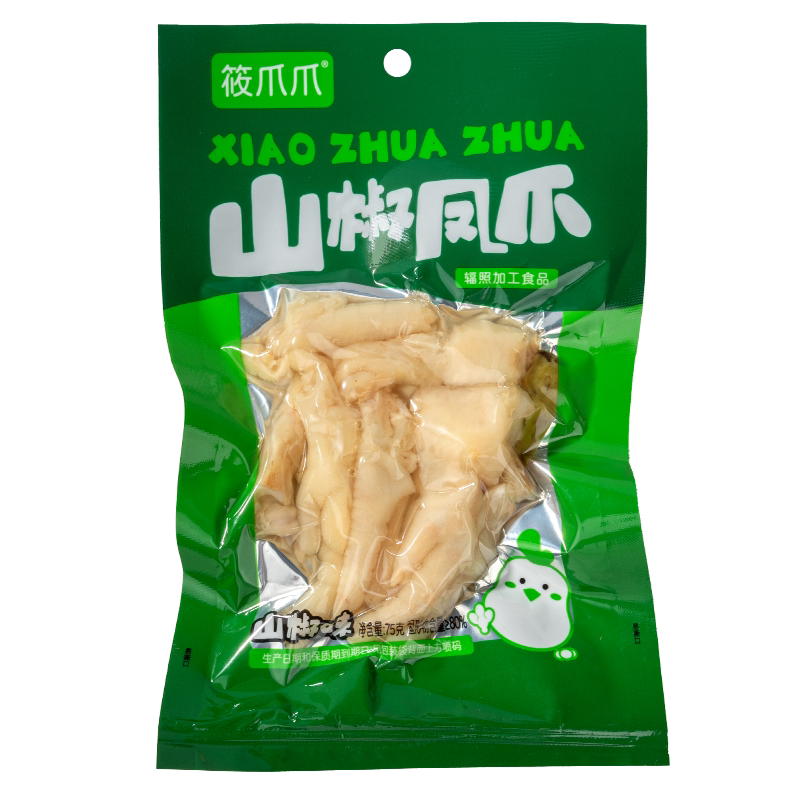 筱爪爪泡椒凤爪75g山椒鸡爪酸辣