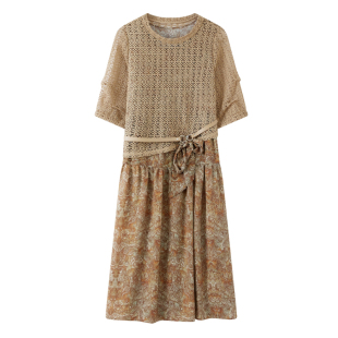 2026新款高档两件套装春夏季连衣裙女爆款中老年妈妈减龄穿搭气质