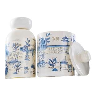 宋朝西湖十景画境龙井无火香薰室内持久家用卧室香氛送礼礼盒