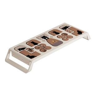 台式电脑增高架办公室桌面收纳置物架底座支撑架女生工位改造神器