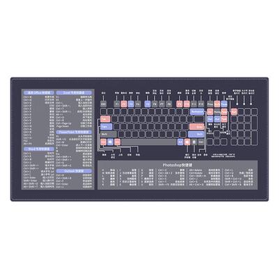 简约纯色超大号鼠标垫