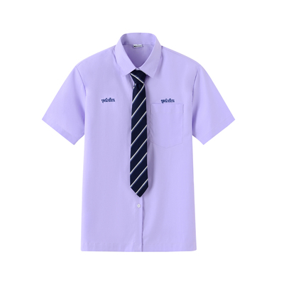 dk木村原创泰国校服淡紫色衬衫