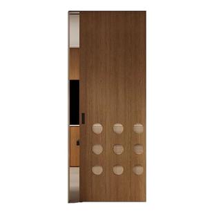 幽灵门推拉门折叠隐形门卧室门口袋门移门实木隔断门无轨道推拉门