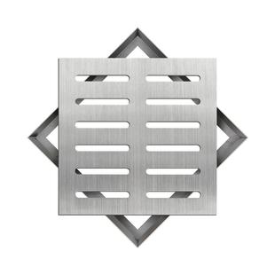 304不锈钢井盖雨水篦子排水沟盖板装饰方形防滑庭院地漏带框定制