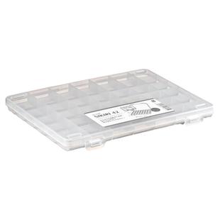 日本进口零件收纳盒五金工具螺丝钉钓鱼配件电子元件分格整理储物