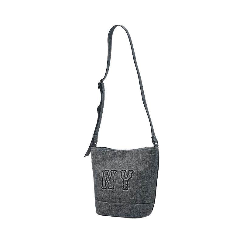 【自营】MLB女包单肩水桶包大logo可调节通勤挎包24夏季新款BML05