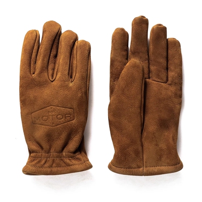 真皮复古通勤工装加绒保暖手套