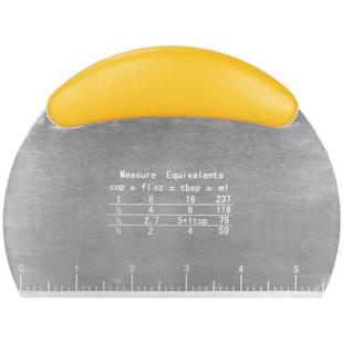 树可不锈钢切面刀家用烘焙刀面食工具硅胶柄食品级刮刀刮板刮面板