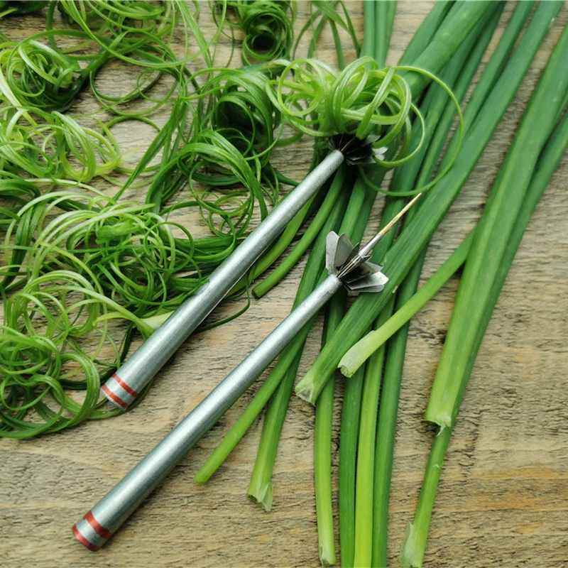 切葱丝神器越南厨房梅花葱丝刀超细切葱器梅花葱丝器插拉葱丝神器