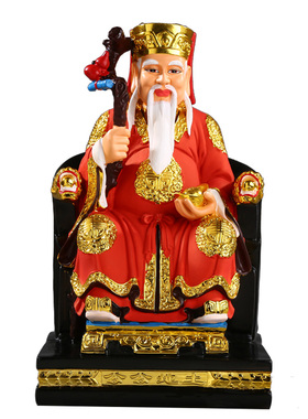 家用神像福德树脂公婆30cm土地爷